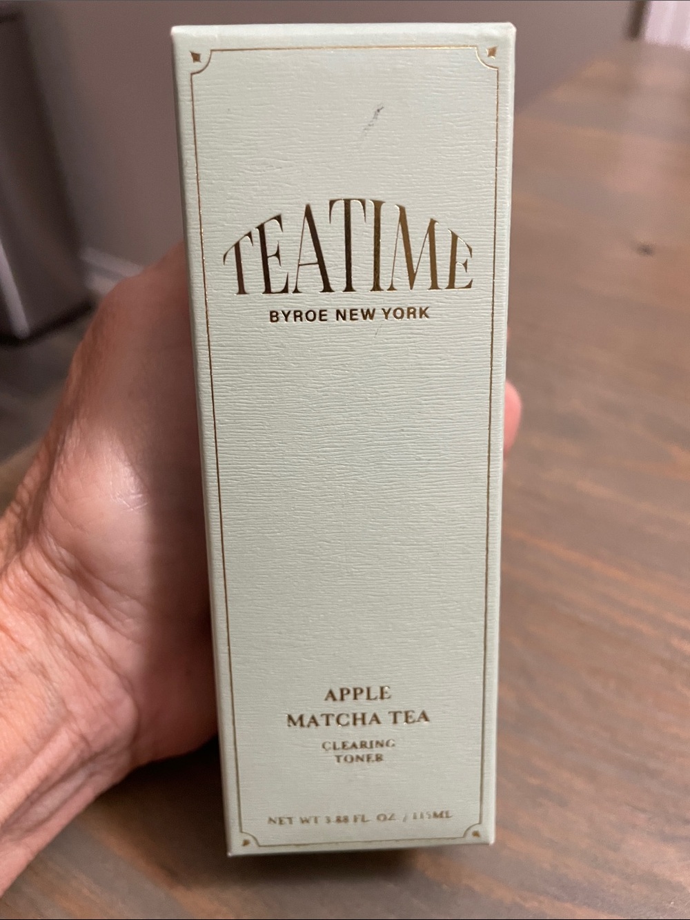 Byroe New York Teatime Apple Matcha Tea Clearing Toner.